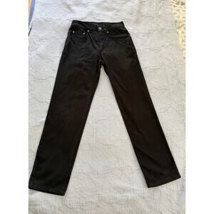Vintage Zamasport For Gucci 1990s Black Denim Straight Leg Jeans Sz 38 XS